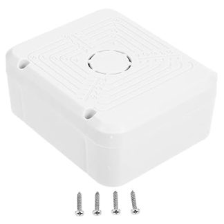 Gadpiparty Junction Box for Security Cameras Plastic Cable Box External Distribution Box for Dome Camera Protective Housing for Cables and Electrical Installation