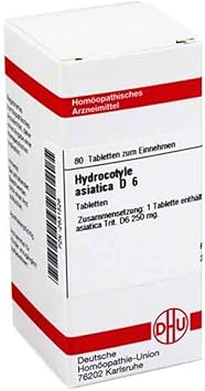 Hydrocotyle Asiatica D 6 Tablets Pack of 80