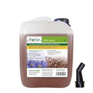 5 Litres Profair® Cold Pressed Linseed Oil 100% Pure Flax Seed – Free Postage.
