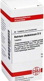 DHU Sodium Choleinicum D6 Tablets, Pack of 80 Tablets