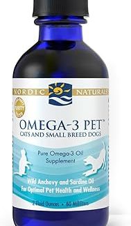 Nordic Naturals, Omega-3 Pet, 60 ml, at least 33% Omega-3 per dose, tasteless, gluten-free, soy-free, GMO free
