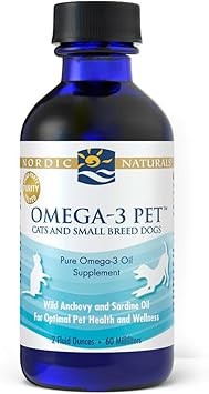 Nordic Naturals, Omega-3 Pet, 60 ml, at least 33% Omega-3 per dose, tasteless, gluten-free, soy-free, GMO free