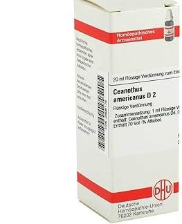 DHU Ceanothus Americanus D 2 Dilution 20 ml Solution