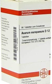 DHU Asarum Europaeum D12 Tablets, Pack of 80 Tablets