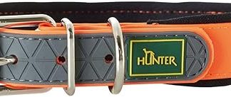 Hunter Convenience Comfort Dog Collar Plastic Material Neoprene 55 M-L Neon Orange