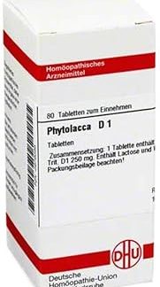 DHU Phytolacca D1 Tablets, Pack of 80 Tablets