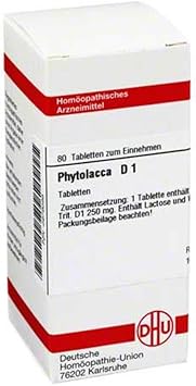 DHU Phytolacca D1 Tablets, Pack of 80 Tablets