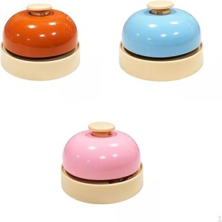 Pack of 3 Cat Bell, Table Bell, Dog Bell, Christmas Bell, Reception Bell for School, Reception Bell, Bell for Restaurants, Hotels, Bars, Kitchen