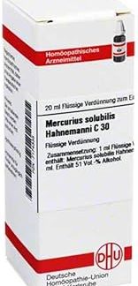 DHU Mercurius solubilis Hahnemanni C30 Dilution, 20 ml solution