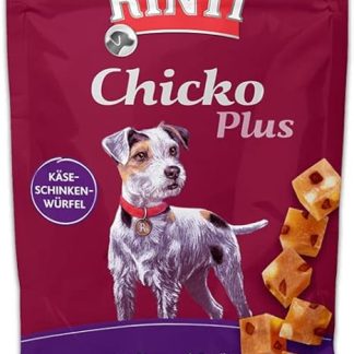RINTI Chicko Plus Cheese and Ham Cube for Adult Dogs - 1 x 80 g