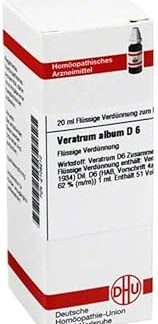 DHU Veratrum Album D 6 Liquid Dilution, 20 ml Solution