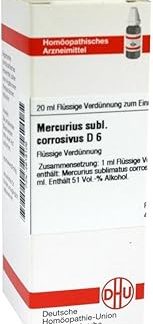 Mercurius Subl Corr D 6, 20 ml