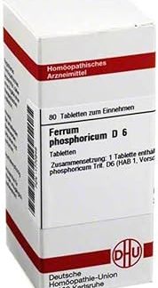 DHU Ferrum Phosphoricum D6 Tablets, Pack of 80 Tablets
