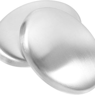 Alipis 2 Pieces Stainless Steel Soap Metal Odour Remover Bar Elimination Odours Kitchen Gadgets Fish Odour Remover Odour Remover Soaps