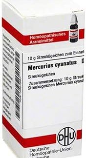 DHU Mercurius cyanatus D6 Spreading Balls 10 g Globules