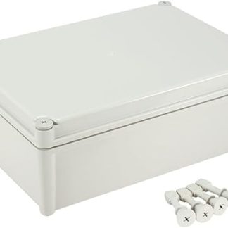 Industries Large Junction Box IP65 Dustproof IP65 Housing Housing Electrical Projection Housing Universal for Indoor/Outdoor Use 15 x 11 x 5.12 Inches 380 mm x 280 mm x 130 mm