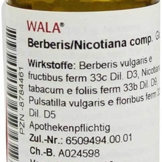Berberis/Nicotiana comp.globules 20 g