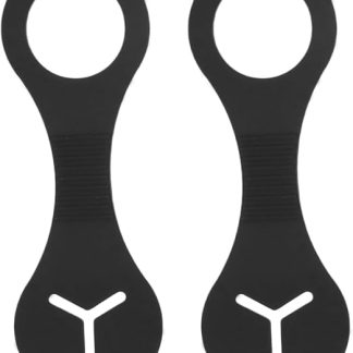 Set of 2 Silicone Poop Bag Holders - Hands-Free Waste Bag Holder for Dogs, Practical Dog Waste Bag Holder for Lead and Walks