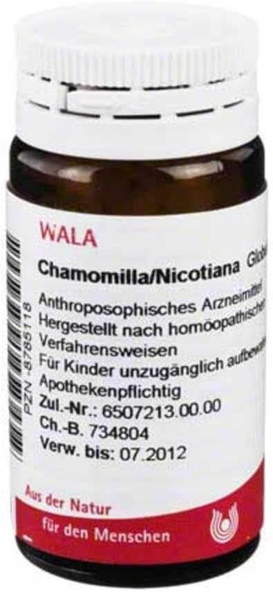 Chamomilla/Nicotiana Globules 20 g