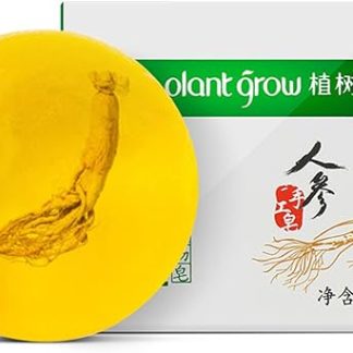 Ginseng Tineless Versicolor Healing Soap with Bitterginseng Extracts, Handmade Soap Against Mites and Ginseng, Soap for Pore Removal for Acne, Pimples, Deep Cleansing