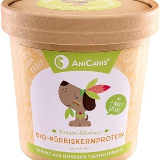 AniCanis Organic Pumpkin Seed Protein for Dogs and Cats - Ground Pumpkin Seeds - Bladder, Prostate & Urinary Tract - Food Additive Dietary Supplement - 150 g