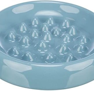 Trixie Slow Feed Feeding Bowl 0.25 l / Diameter 18 cm White
