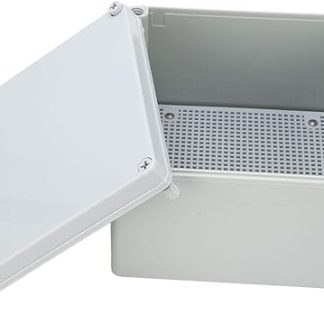 Junction Box, IP67 Waterproof ABS Plastic Line Box, Electrical Junction Box, DIY Enclosure Casing, Universal Electrical Project Enclosure with Mounting Plate