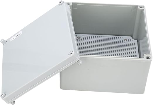 Junction Box, IP67 Waterproof ABS Plastic Line Box, Electrical Junction Box, DIY Enclosure Casing, Universal Electrical Project Enclosure with Mounting Plate