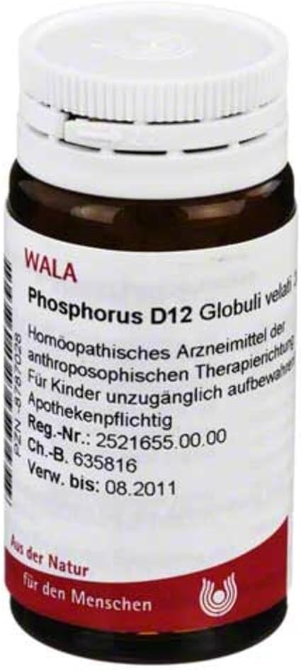 PHOSPHORUS D 12 Globules 20 g