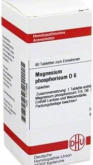 DHU Magnesium Phosphoricum D6 Tablets, Pack of 80 Tablets