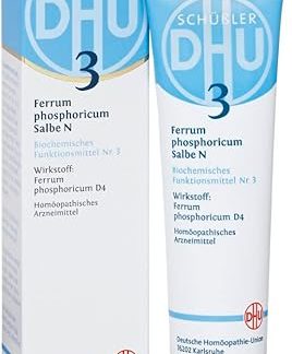 DHU Schuessler Salt No. 3 Ferrum Phosphoricum D4 - The Mineral Salt of the Immune System - The Original, 50 g Ointment