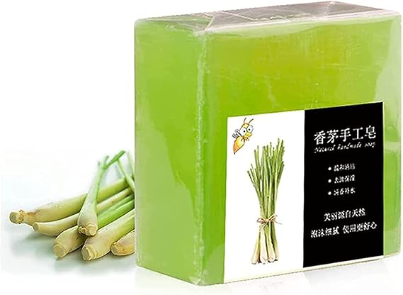 2024 Citronella Soap Bar, Citronella Lemon Soap Firms and Brightens Your Complexion, Natural Handmade Soap for All Skin Types