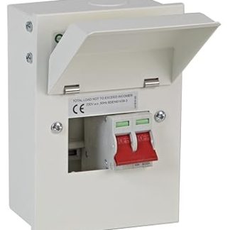 SBREAKER Metal 63A DP Main Switch + 2 | Load Centers/Distribution Plates, Consumer Units, Circuit Breaker, 1 x Quantity - 502/26B