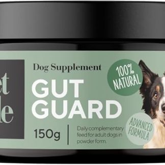 Petstile Gut Guard Digestive Health Dog Probiotics 150 g, Probiotic & Prebiotic Powder for Healthy Digestion & Immune System Strengthening (‎‎‎150 g (Pack of 1)