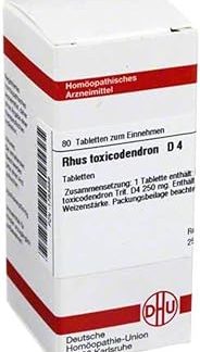 DHU Rhus Toxicodendron D4 Tablets, Pack of 80 Tablets