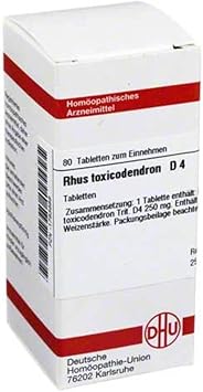 DHU Rhus Toxicodendron D4 Tablets, Pack of 80 Tablets