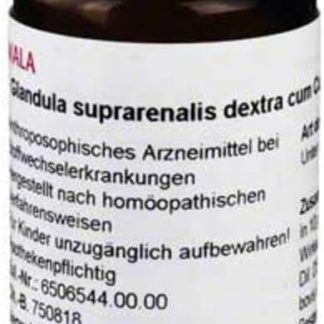 Glandula Suprarenalis dextra cum cupro globules 20 g