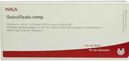 Quartz/Oxali Compatible Ampoules 10 x 1 ml