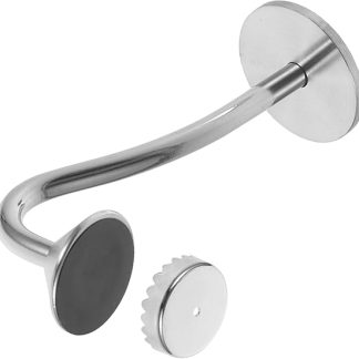 SAFIGLE Magnetischer Edelstahl Wandseifenhalter mit Ablauflöchern Wasserabweisend und Rostfrei Platzsparend für Bad und Küche Vielseitig als Handtuch Bürstenhaken Nutzbar Einfache