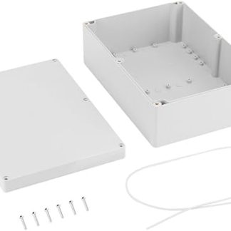 EVTSCAN Neueste 263 * 185 * 95mm Wasserdichte weiße Kunststoffgehäuse Projektkoffer DIY Anschlussdose