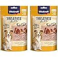 Vitakraft Treaties Bits, dog treats with liverwurst, high meat content, for rewards and training, no added sugar (1 x 120g)