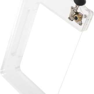Reusable Robust Acrylic Soap Cutter with Steel Cable for Even Clean Cutting of Handmade Soap for DIY Soap Making and Various
