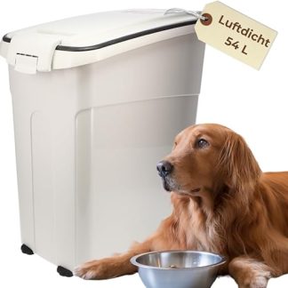 GarPet Airtight Feeding Bin with Lid Feeding Bin Horse Dog Food Storage Dog Food Box Dry Food Storage Food Box Dog 54 L