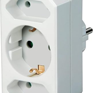 Brennenstuhl 1508050 adapter plug, Euro 2 + earth contact 1 10 x 20 x 20 cm