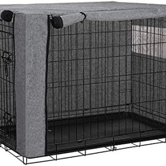 Kennel covers, dog crate cover, cover for dog crates, for wire cages, durable and windproof, robust pet kennel cover for the protection of wire crates (cover only).