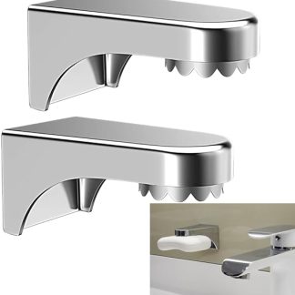 Pack of 2 Magnetic Soap Holder, No Drilling, Magnetic Soap Holder, Soap Holder, Magnetic Soap Holder, for Shower, Bathtub and Kitchen Sink