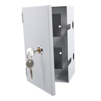 DECOMELODY 1 Set Stainless Steel Outdoor Electrical Protection Box with Waterproof Socket Protection Box for Outdoor Use for Charging Stations and Commercial Use Simple