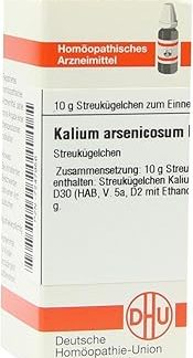 DHU Potassium Arsenicosum D30 Spreading Balls 10 g Globules