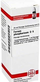 DHU Ferrum Phosphoricum D6 Dilution, 20 ml Solution