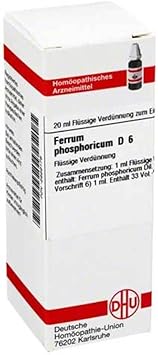 DHU Ferrum Phosphoricum D6 Dilution, 20 ml Solution